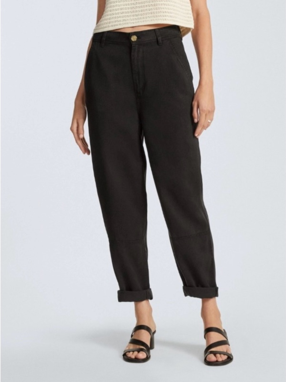 Everlane Black Tencel Chino